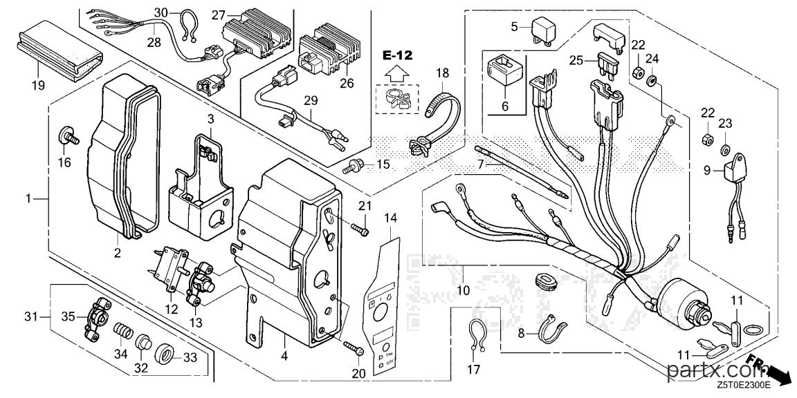 Honda GX390UT2X SE2C - CONTROL BOX (1)