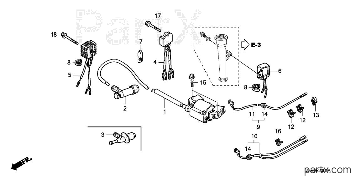 Honda GXV390UT1 DXE4 - IGNITION COIL