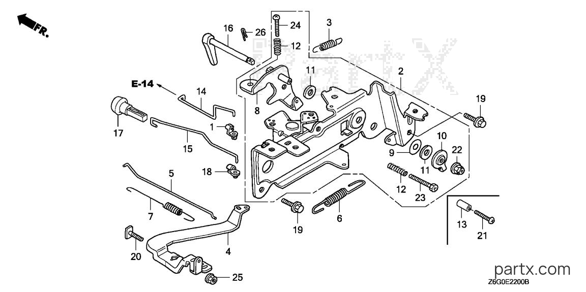 Honda GX670U BAF - CONTROL (1)