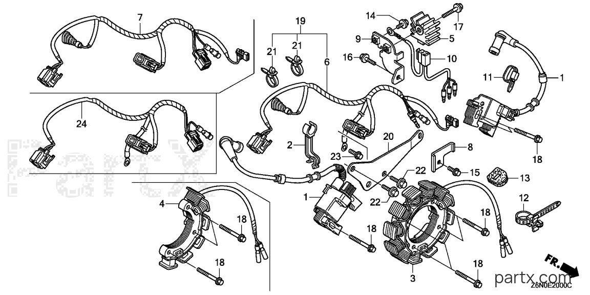Honda GX690 TAF5 - IGNITION COIL