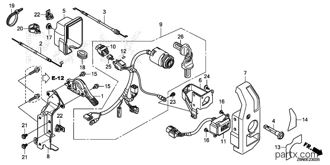 Honda GX690 VAY - CONTROL BOX