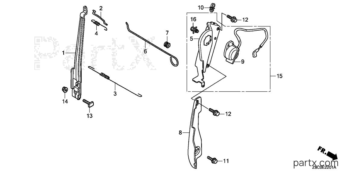Honda GC190LA VBAF - CONTROL (2)