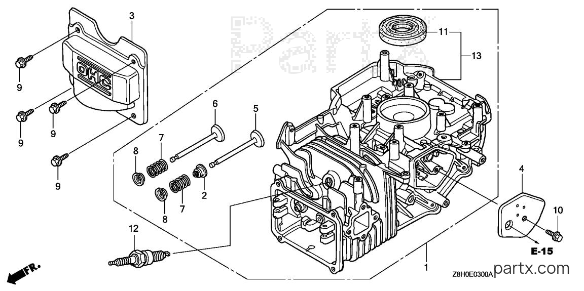 Honda GCV135 A1A - CYLINDER