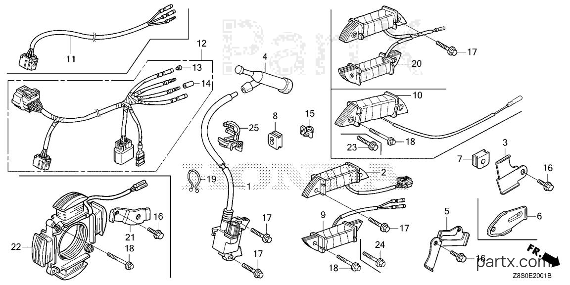 Honda GX240UT2 QAE2 - IGNITION COIL (2)