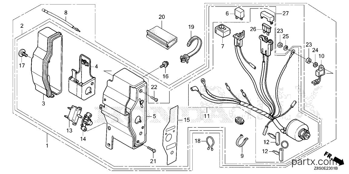 Honda GX240UT2 QAE2 - CONTROL BOX (2)