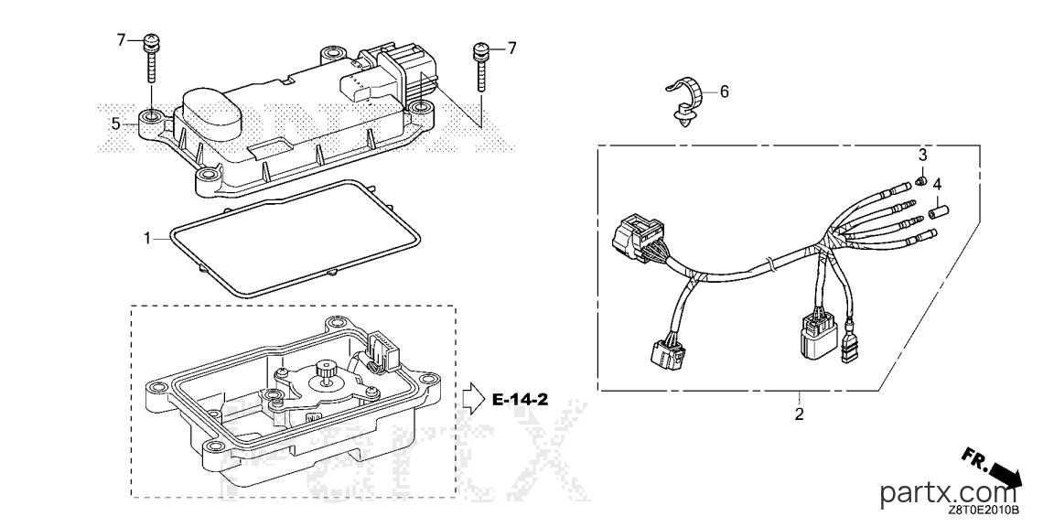 Honda GX340UT2 QZAV - ELECTRONIC CONTROL UNIT