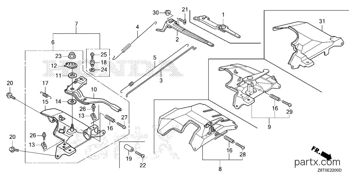 Honda GX340UT2 QMT2 - CONTROL