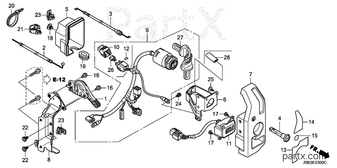 Honda GX690R KXF - CONTROL BOX