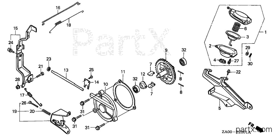 Honda GX360K1 ES23 - CONTROL (2)