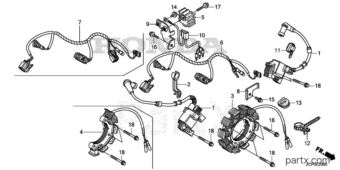 Honda GX690RH TAF - IGNITION COIL