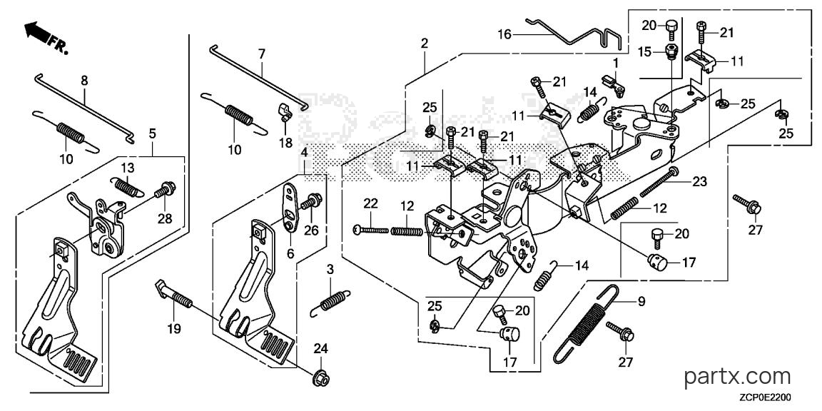 Honda GX630RH QDW - CONTROL