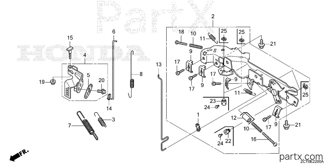 Honda GXV630RH QYC - CONTROL