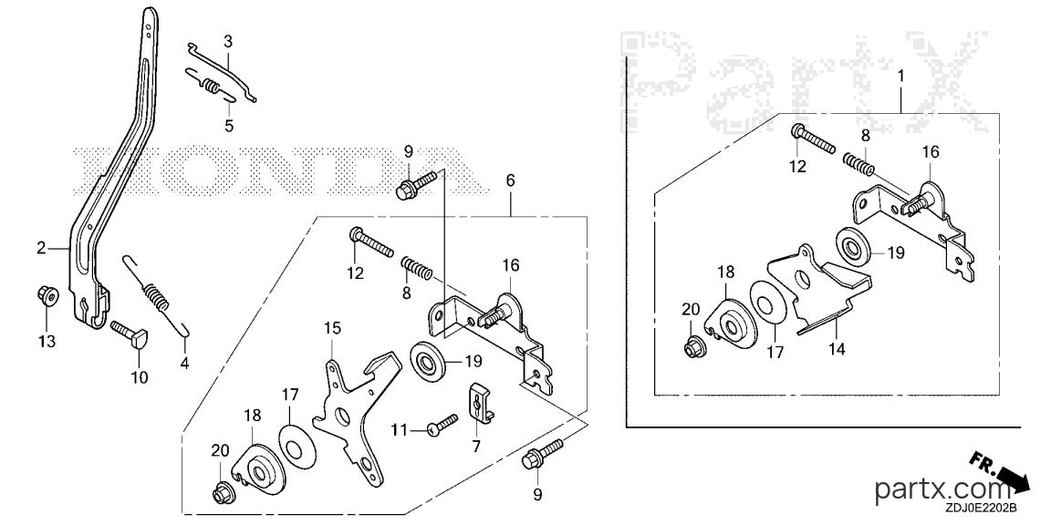 Honda GXR120UT QXB4 - CONTROL (3)