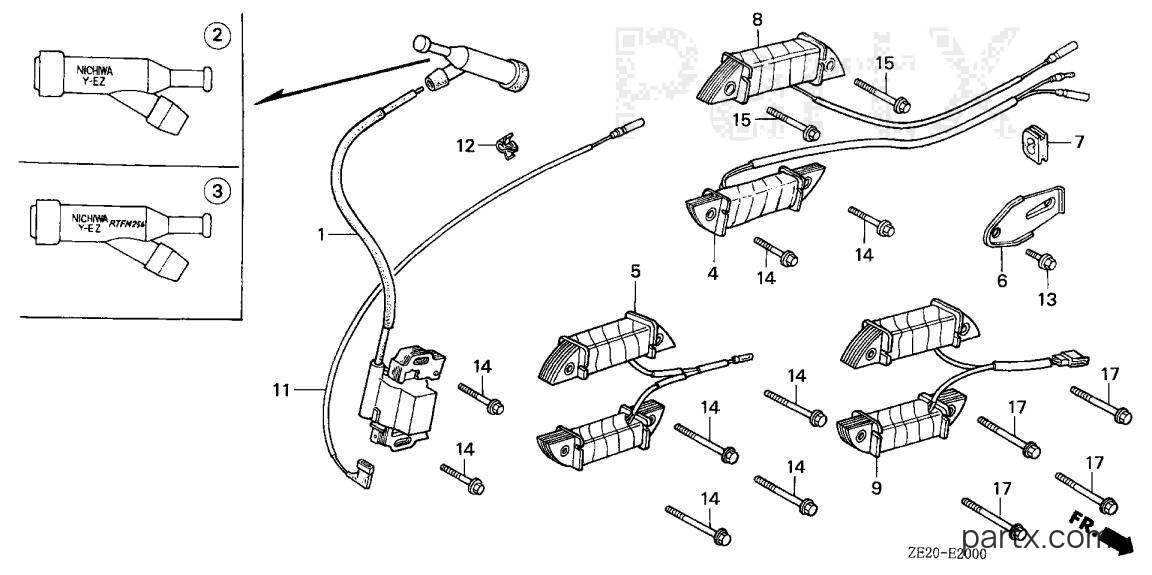 Honda GX240 QXC - IGNITION COIL