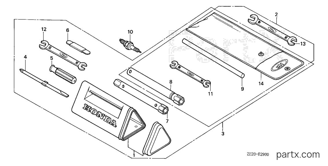 Honda GX240 LA - TOOLS