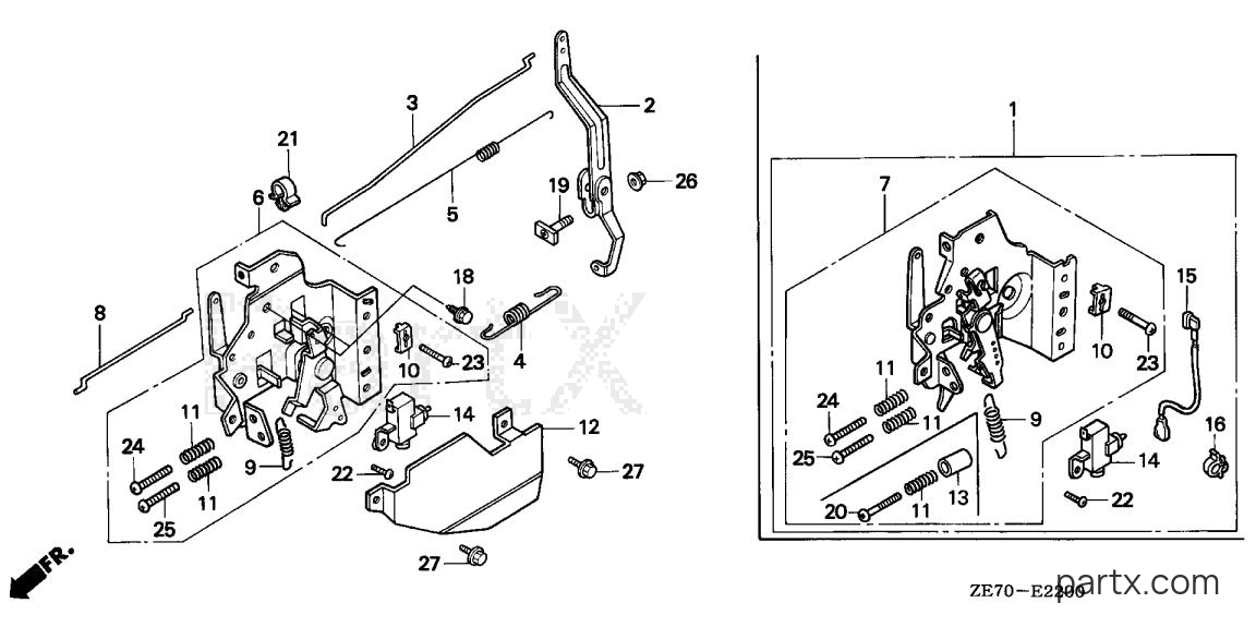 Honda GXV160K1 N1E2 - CONTROL (1)