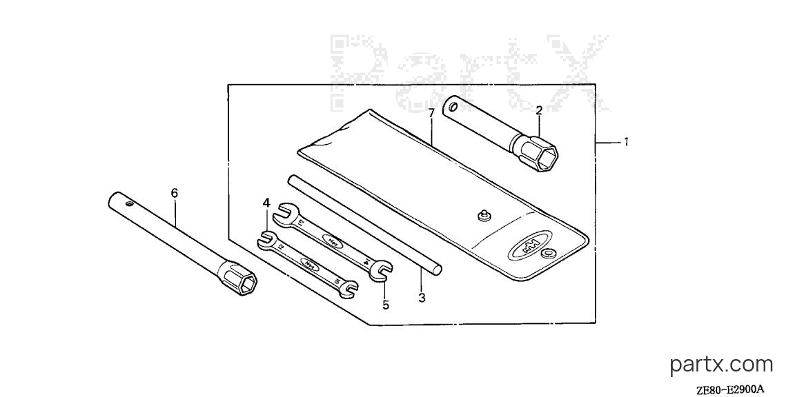 Honda GXV270 DX2 - TOOL