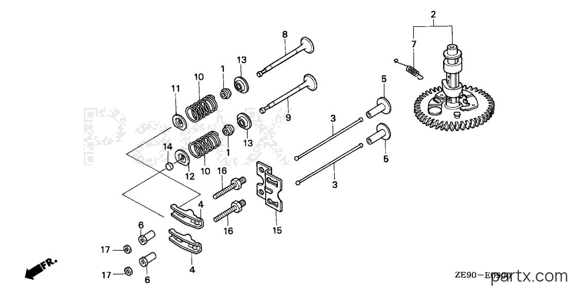 Honda GXV340K1 DET3 - CAMSHAFT