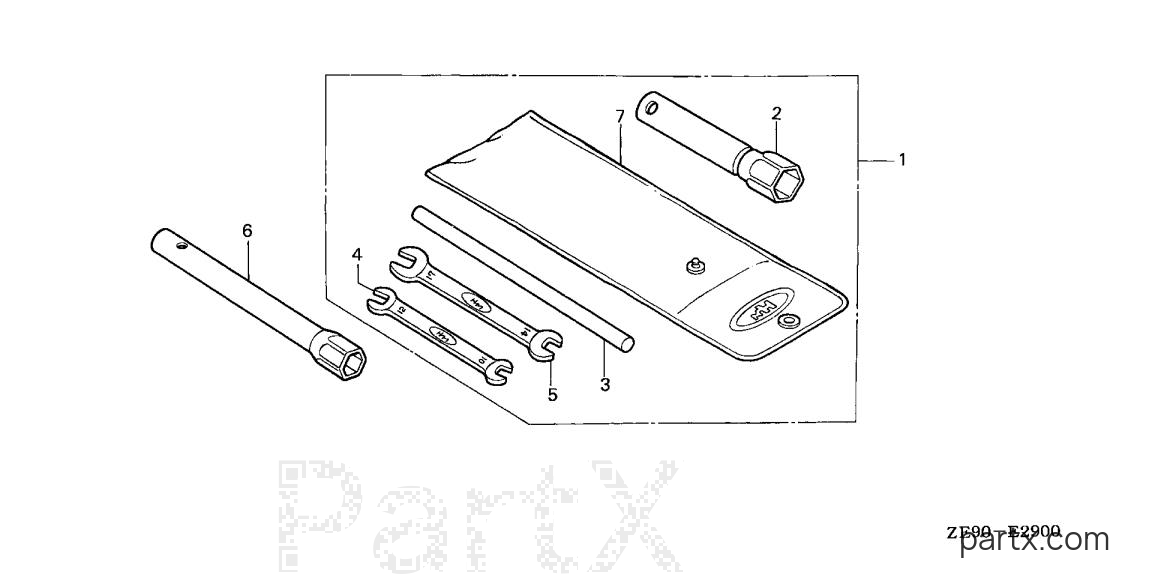 Honda GXV340 DAE - TOOL