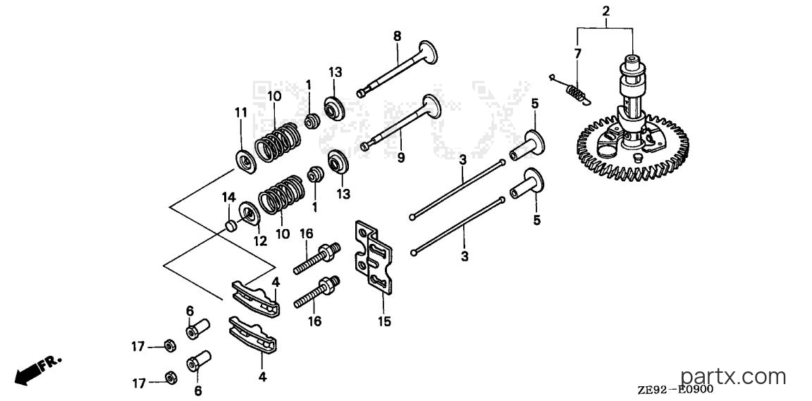 Honda GXV340K2 DNE3 - CAMSHAFT