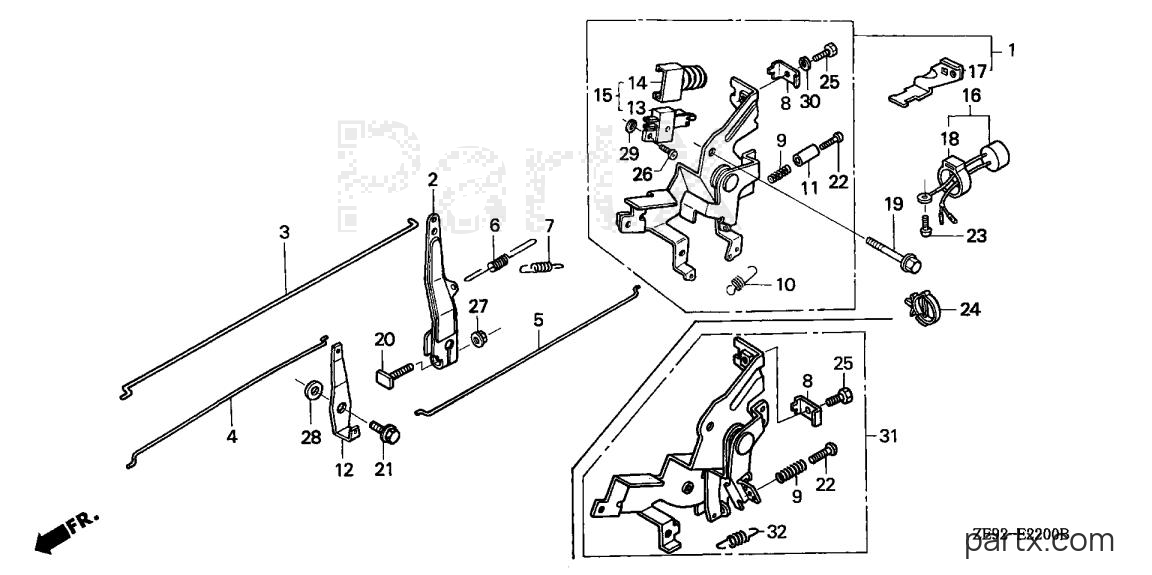 Honda GXV340K2 DP23 - CONTROL (1)