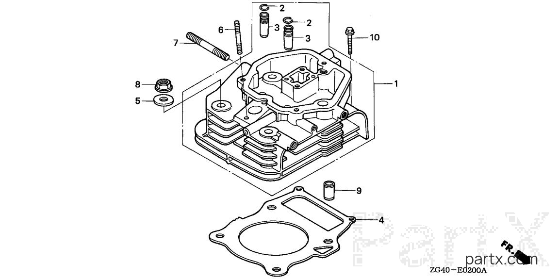 Honda GD320 VAAE - CYLINDER HEAD