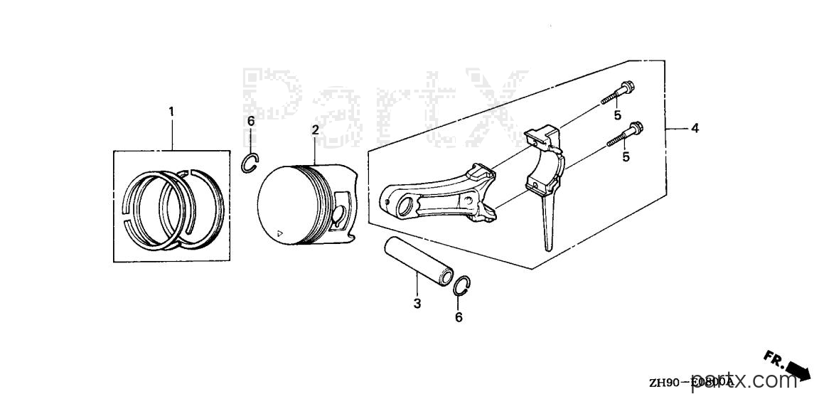 Honda GX270 VDE - PISTON