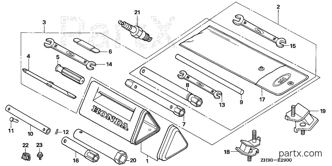 Honda GX270 QAG2 - TOOLS (1)