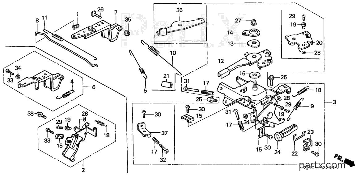 Honda GX620 QAF2 - CONTROL (1)