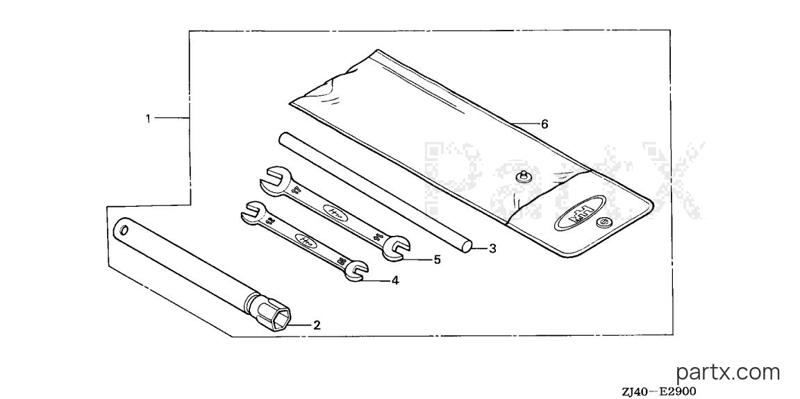 Honda GXV620K1 TAE2 - TOOLS