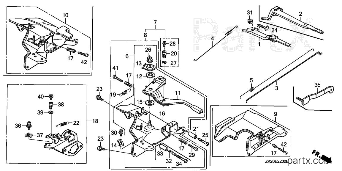 Honda GX240K1 QAG - CONTROL