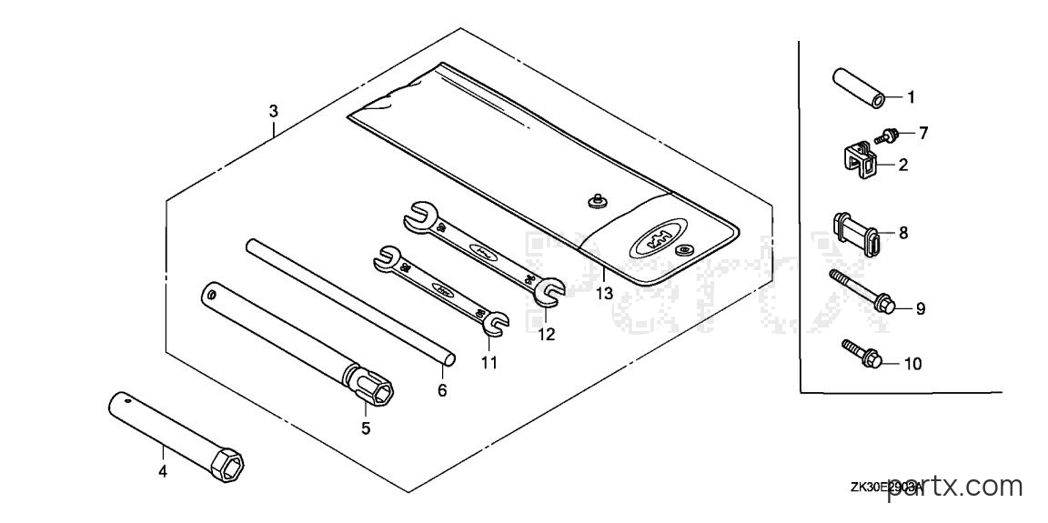 Honda GX340K1 VW12 - TOOL (4)