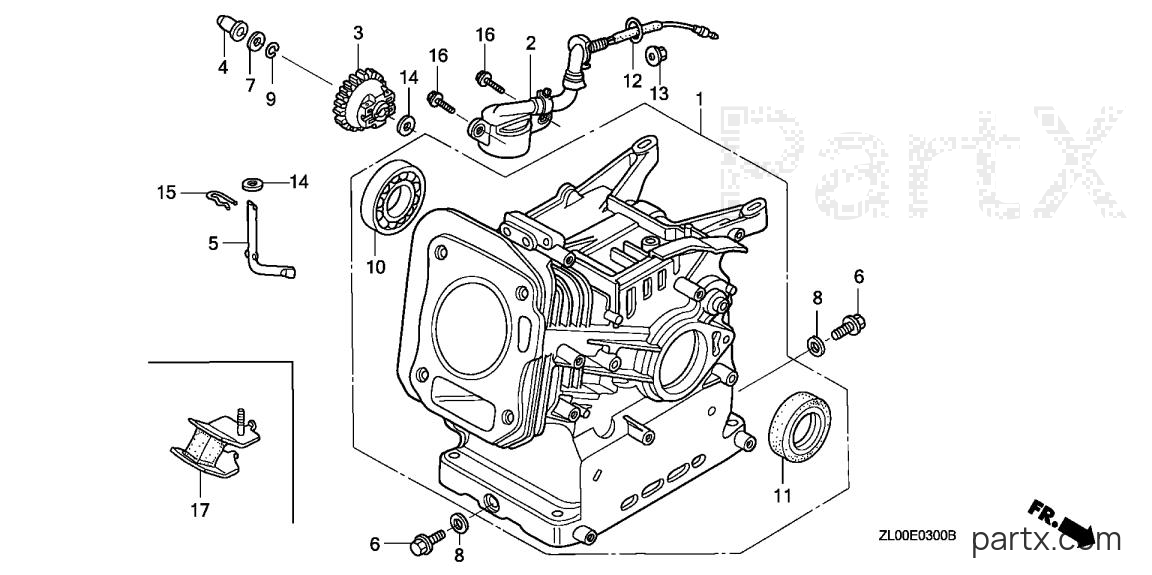 Honda GX200 HX - CYLINDER