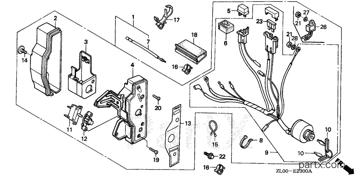 Honda GX200 QTP2 - CONTROL BOX