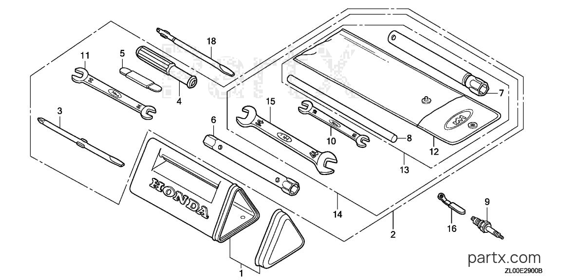 Honda GX200 QA2 - TOOL