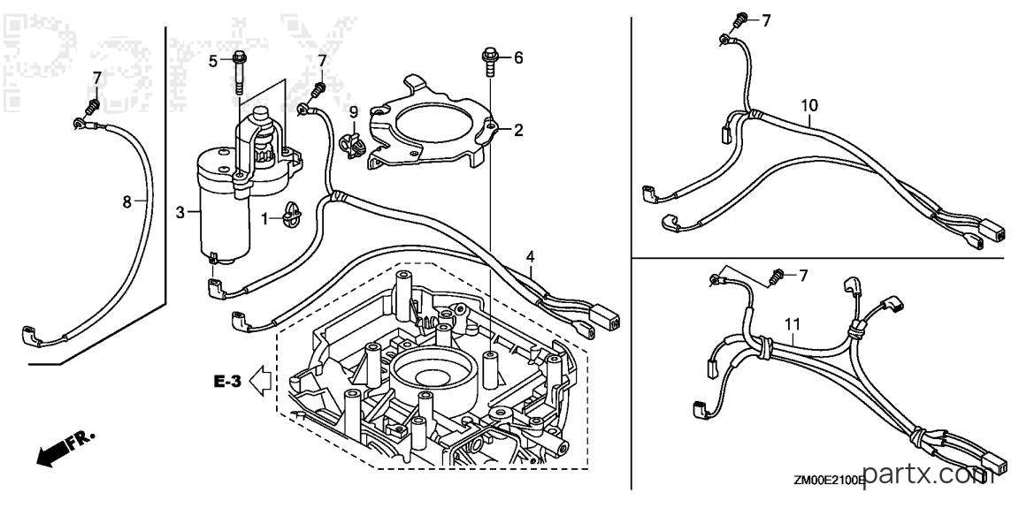 Honda GCV160LA R3A - STARTER MOTOR
