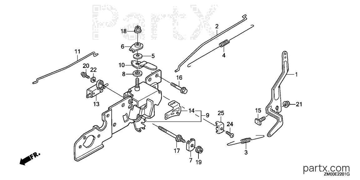 Honda GCV160LA N1A - CONTROL (2)