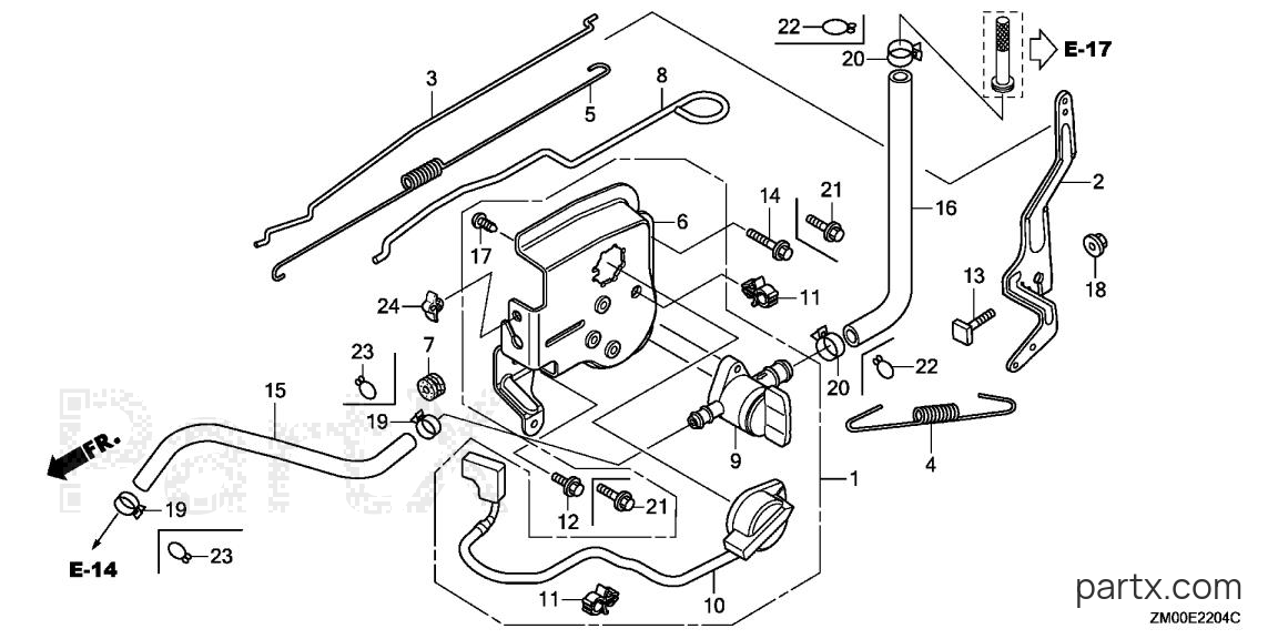 Honda GCV160LA1 N5AF - CONTROL (4)