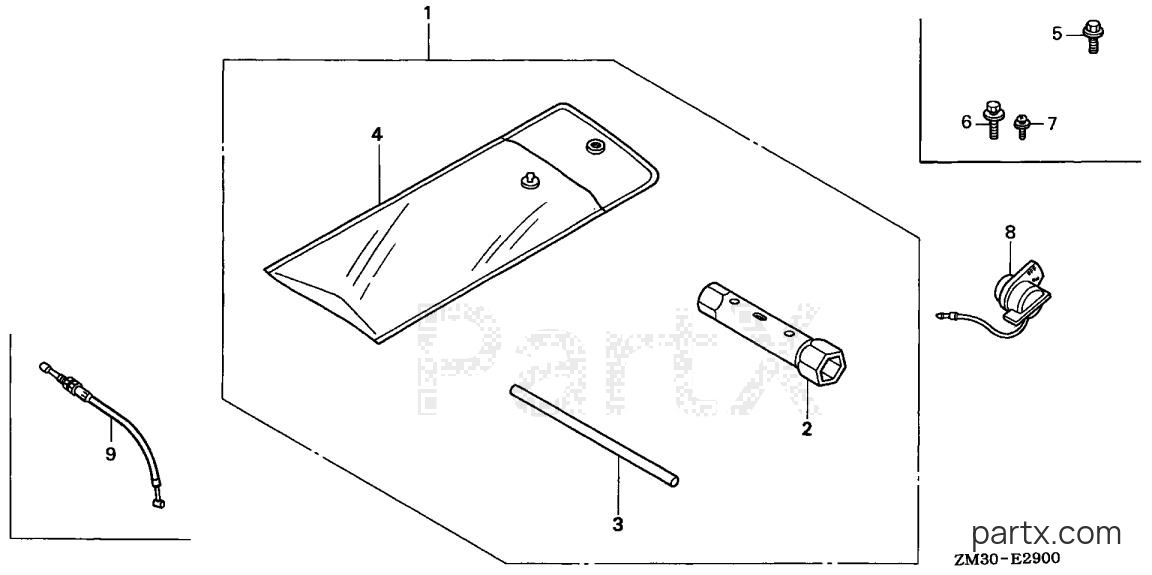 Honda GX31 TA2 - TOOL