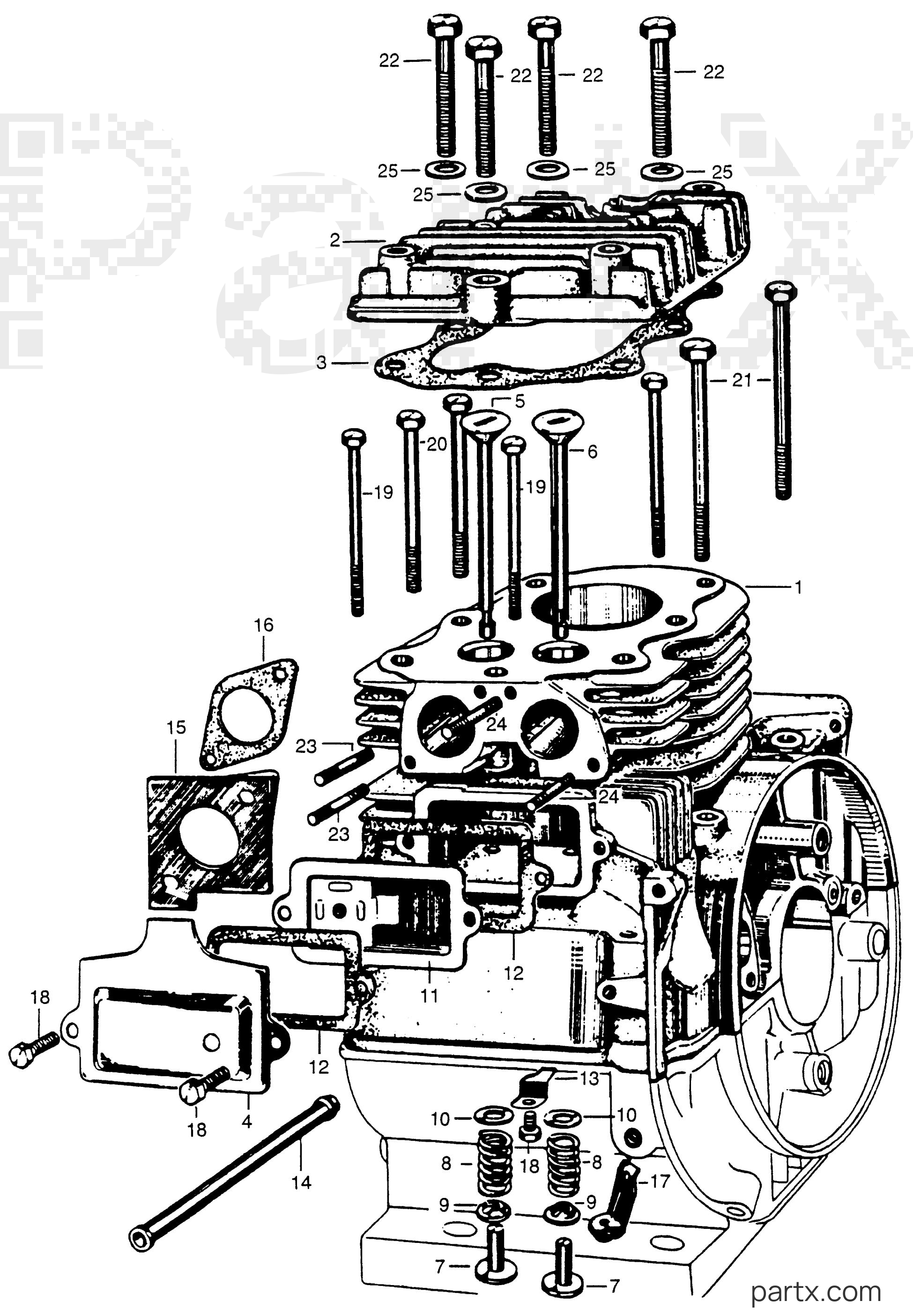 Honda G30 A - CYLINDER