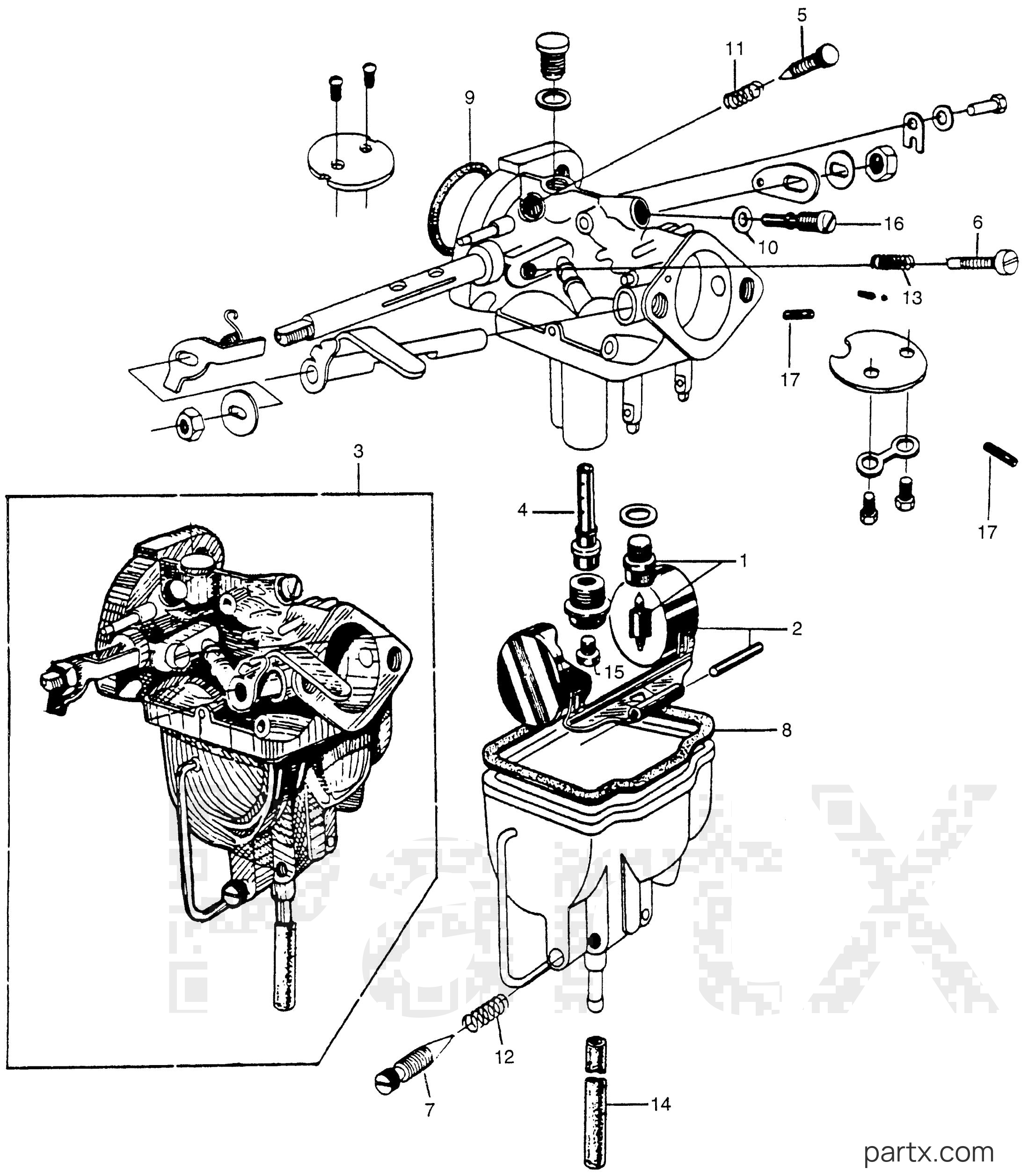 Honda G30 A - CARBURETOR