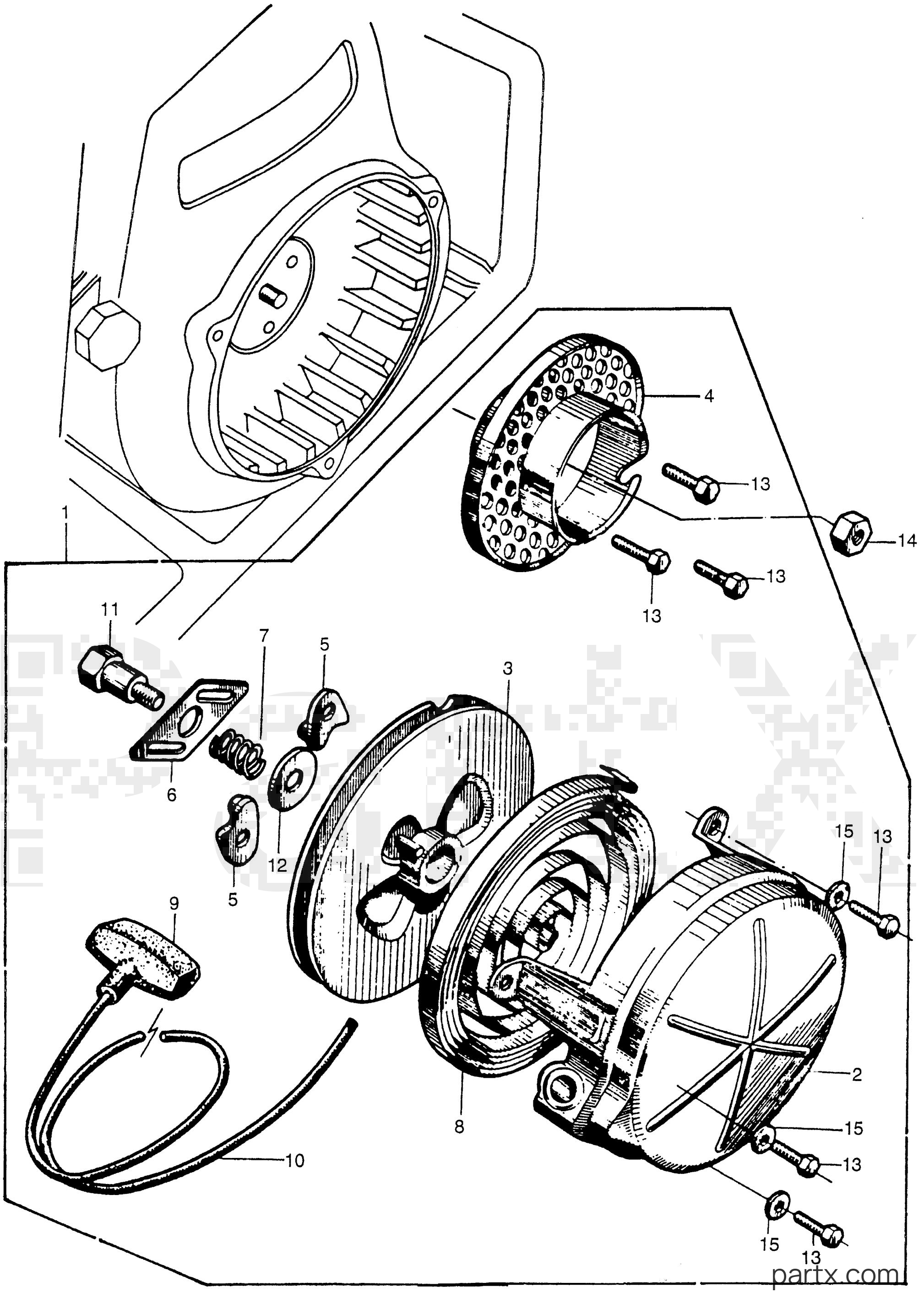 Honda G30 A - RECOIL STARTER