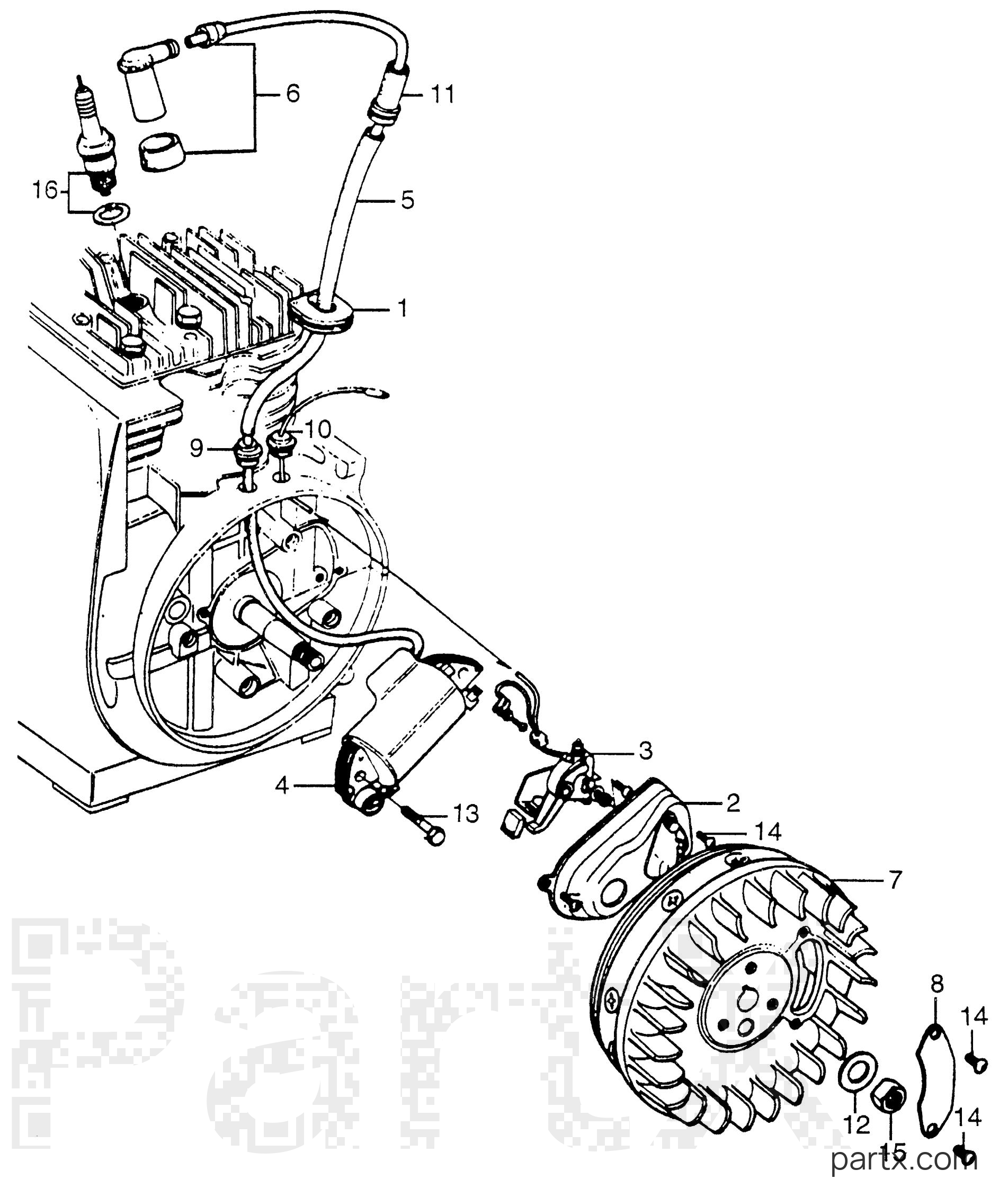 Honda G42 Q - FLYWHEEL