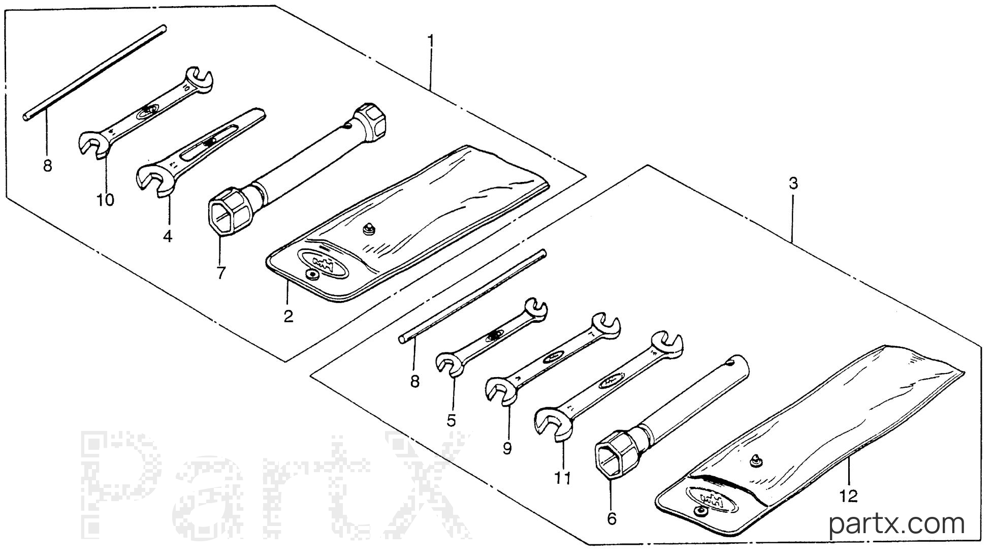 Honda GS65 BD - TOOLS