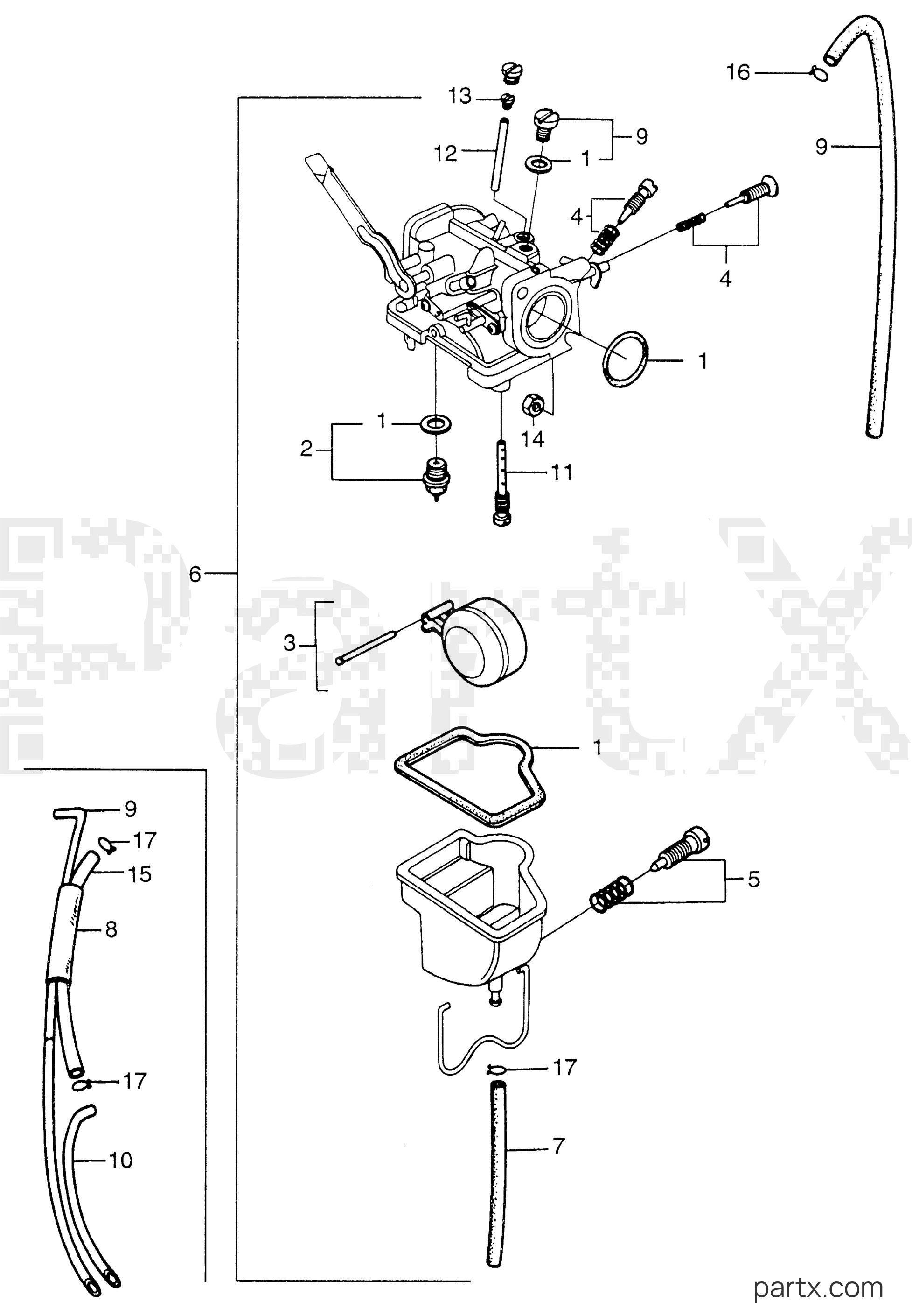 Honda ER400 A - CARBURETOR