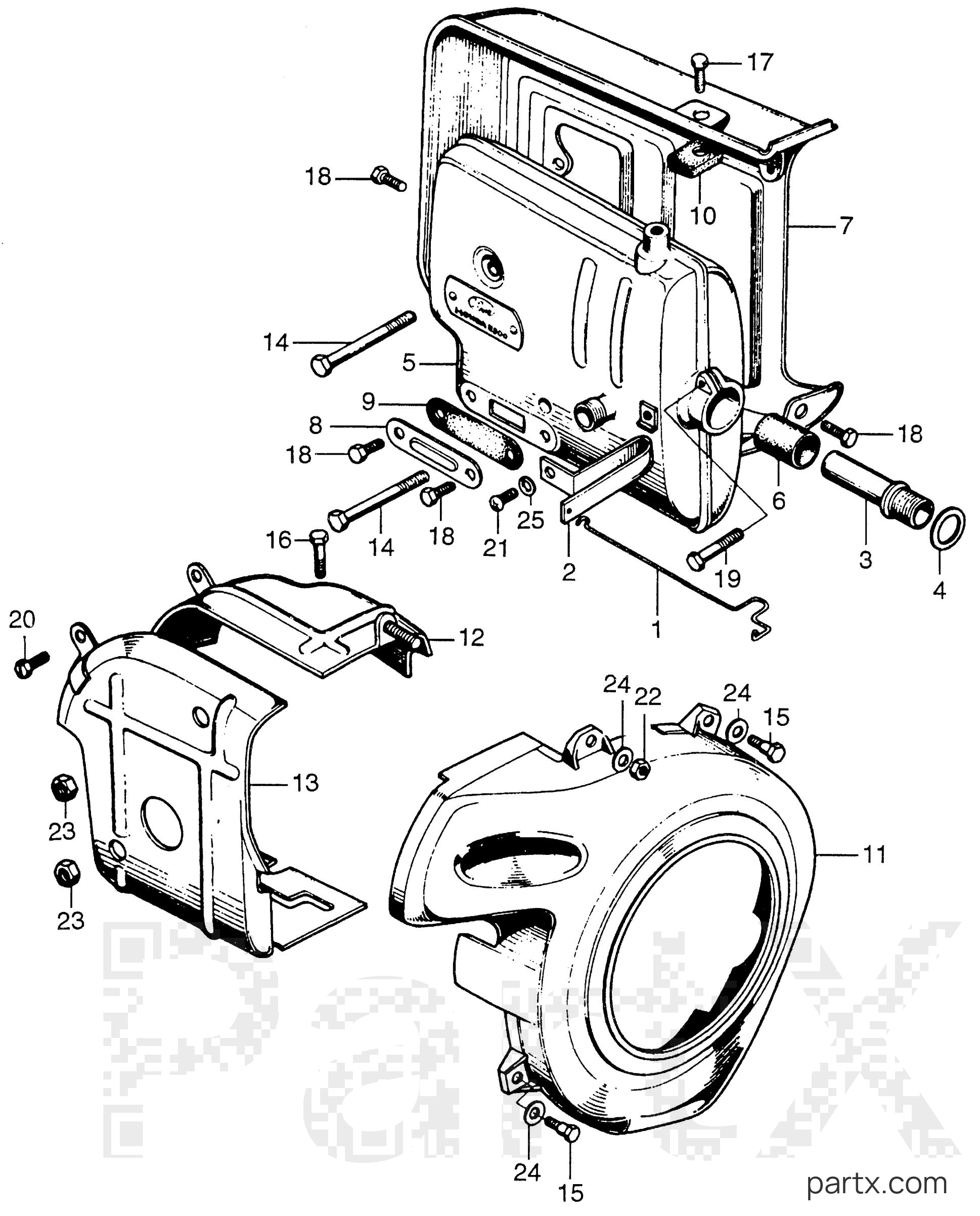 Honda ER400 A - MUFFLER