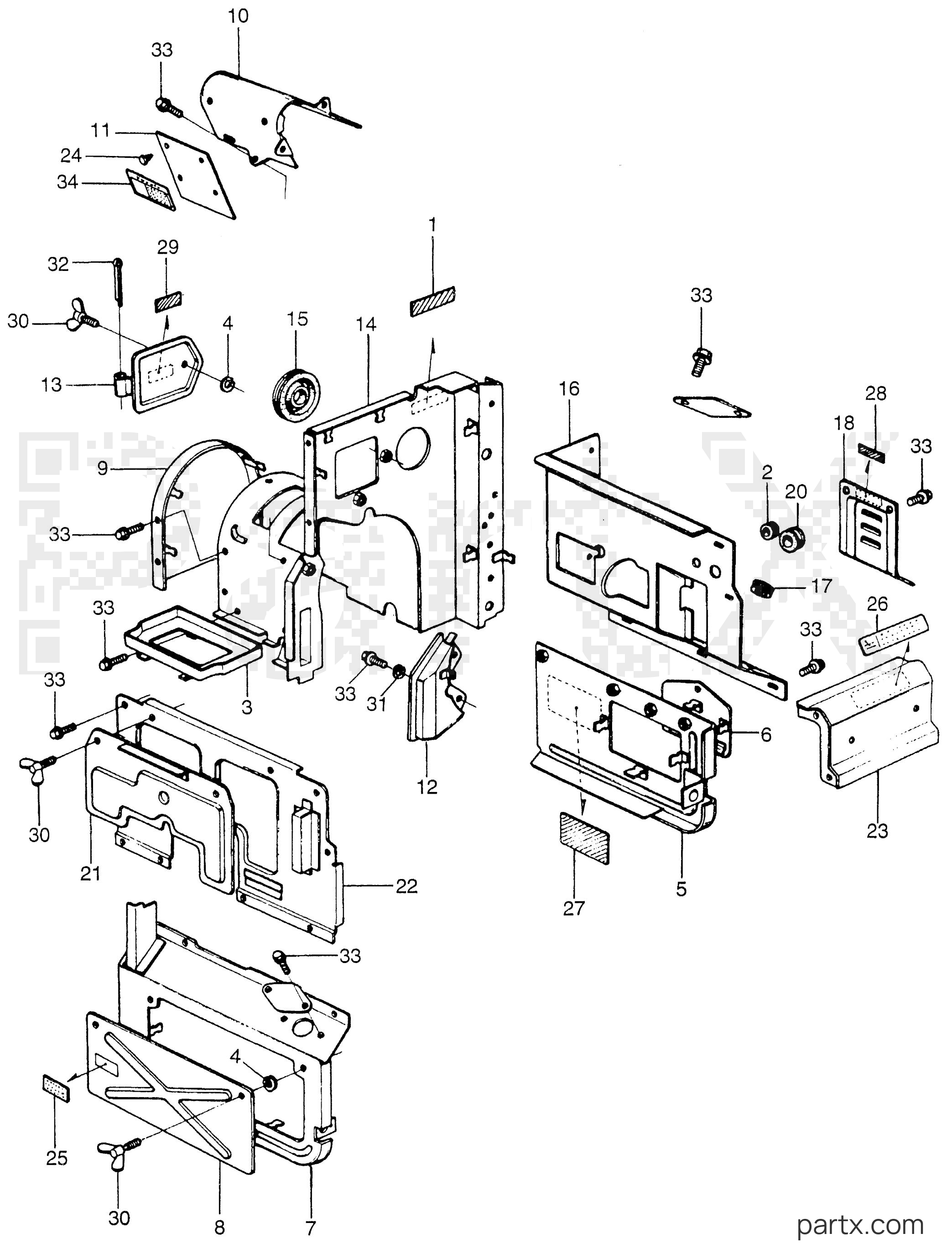 Honda EM5000 A - SEPARATOR - CARBURETOR SEPARATOR