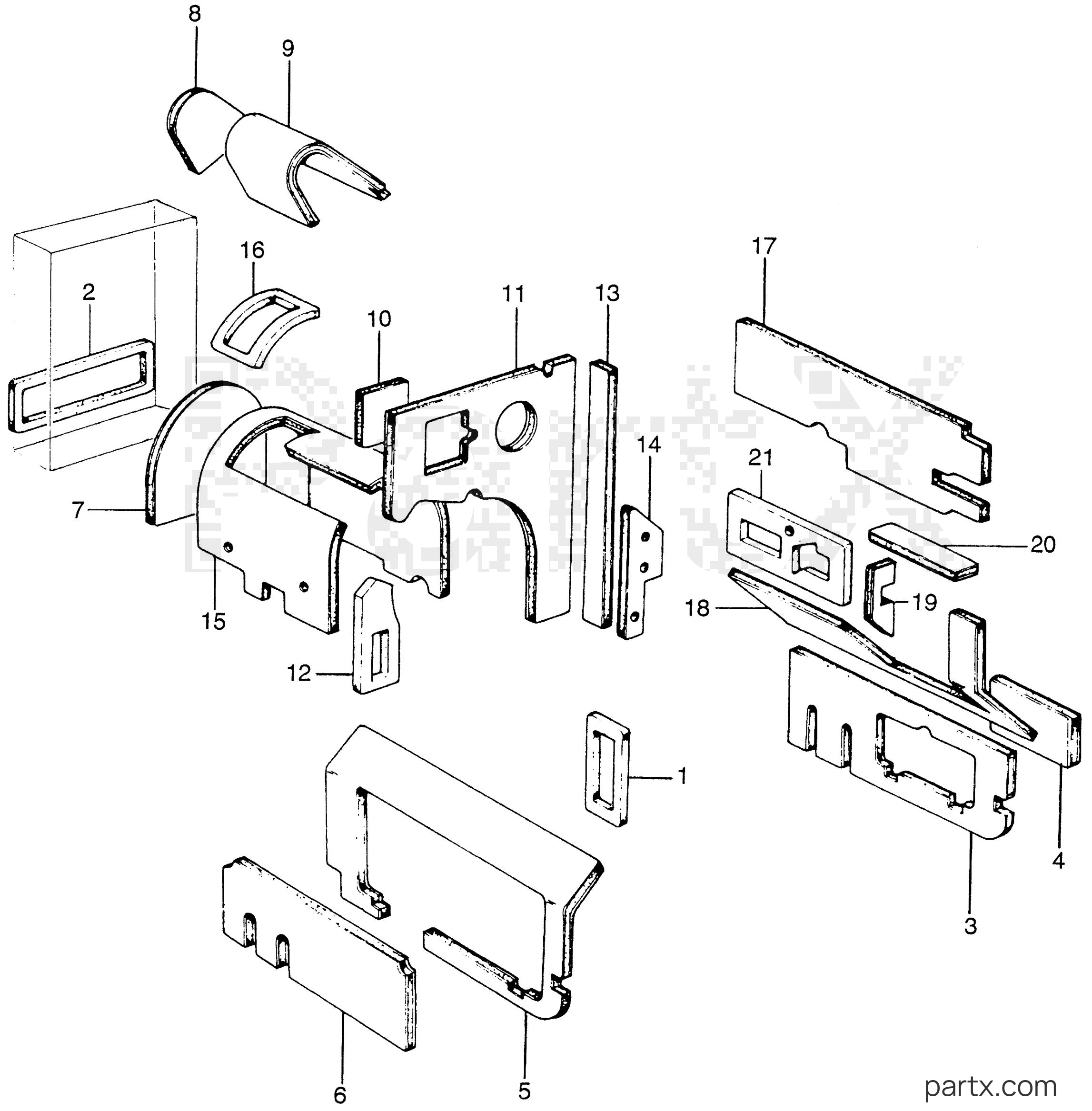 Honda EM5000 A - SEPARATOR SHEET - COVER SHEET
