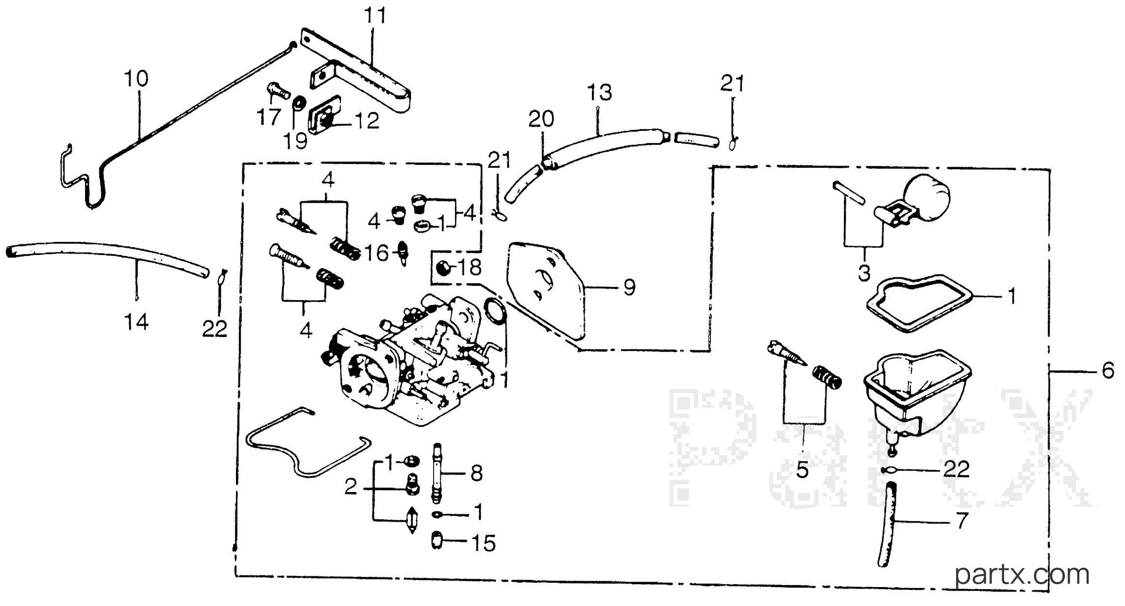 Honda EM400K1 A - CARBURETOR