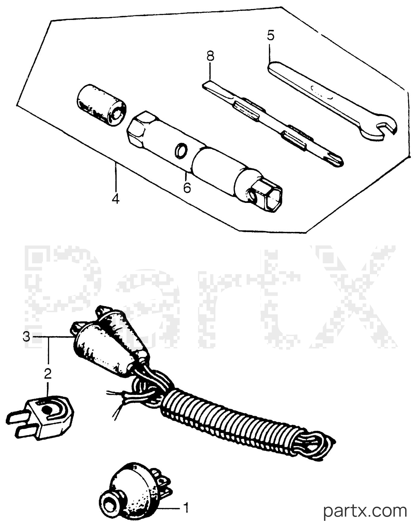 Honda EM400K1 A - TOOLS